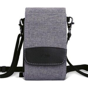 Dual-Layer Travel PouchBag with Shoulder Strap,Holder Case for iPhone Cell Phone